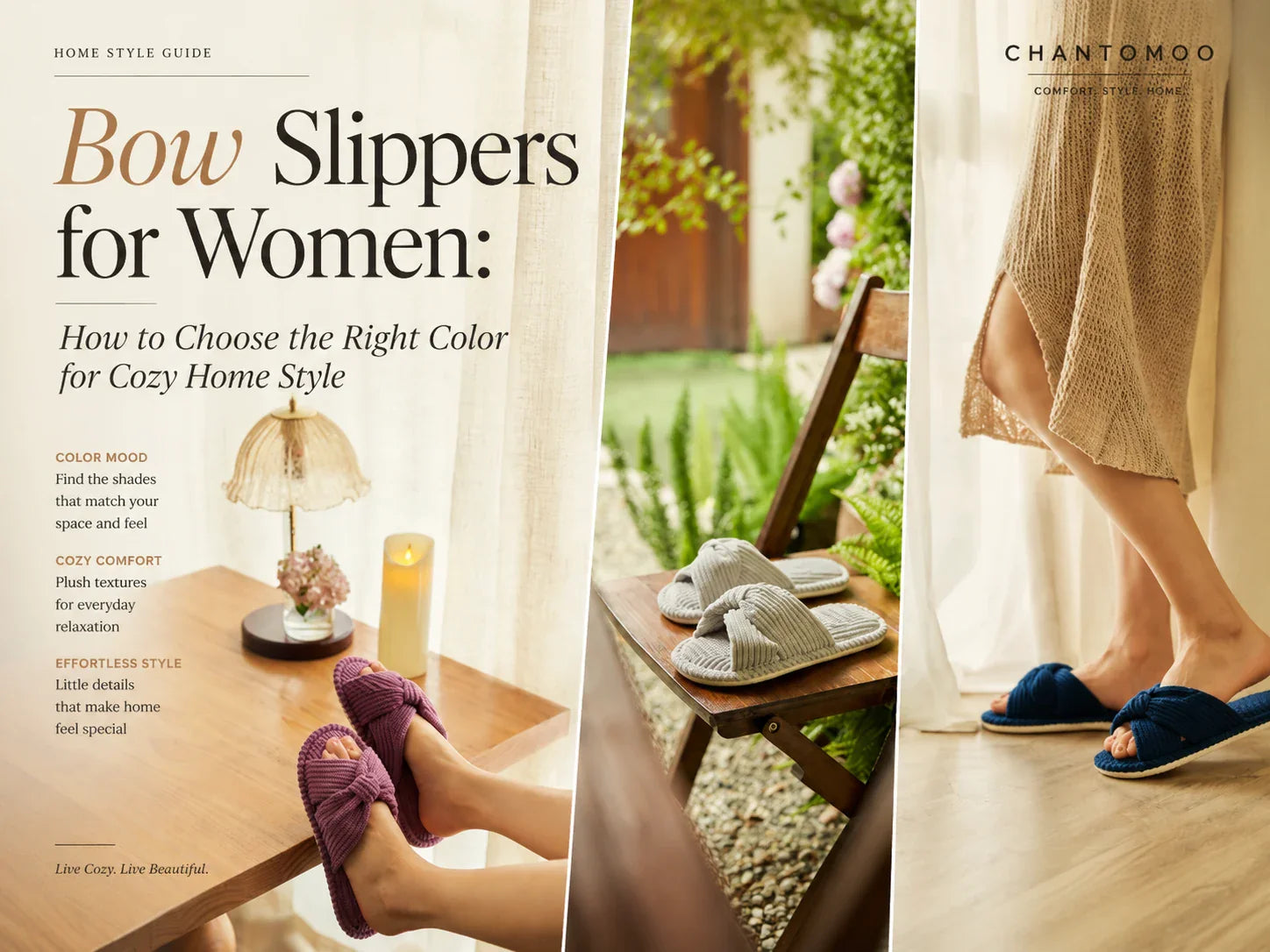 Bow Slippers for Women: How to Choose the Right Color for Cozy Home Style