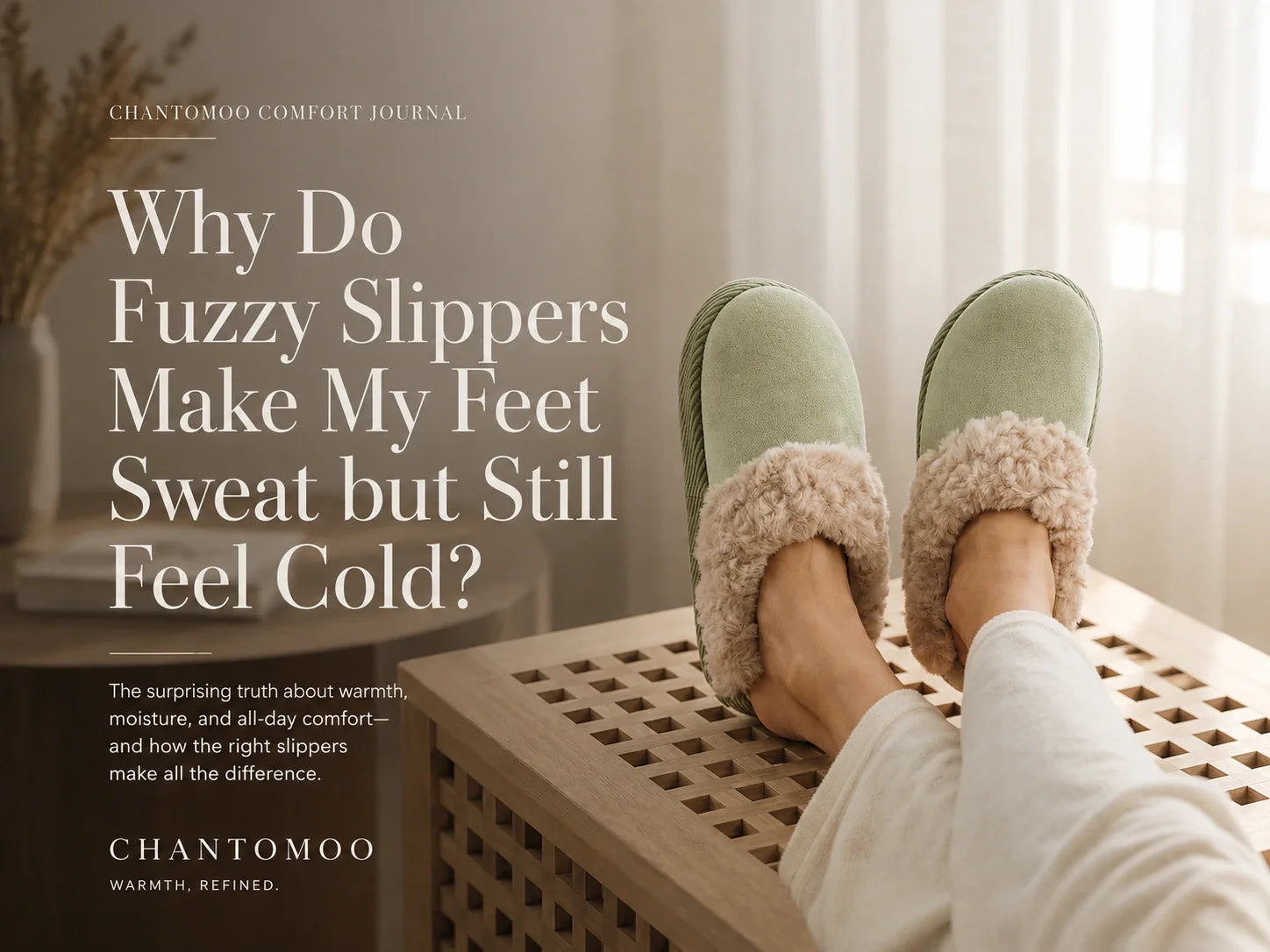 Why Do Fuzzy Slippers Make My Feet Sweat but Still Feel Cold?