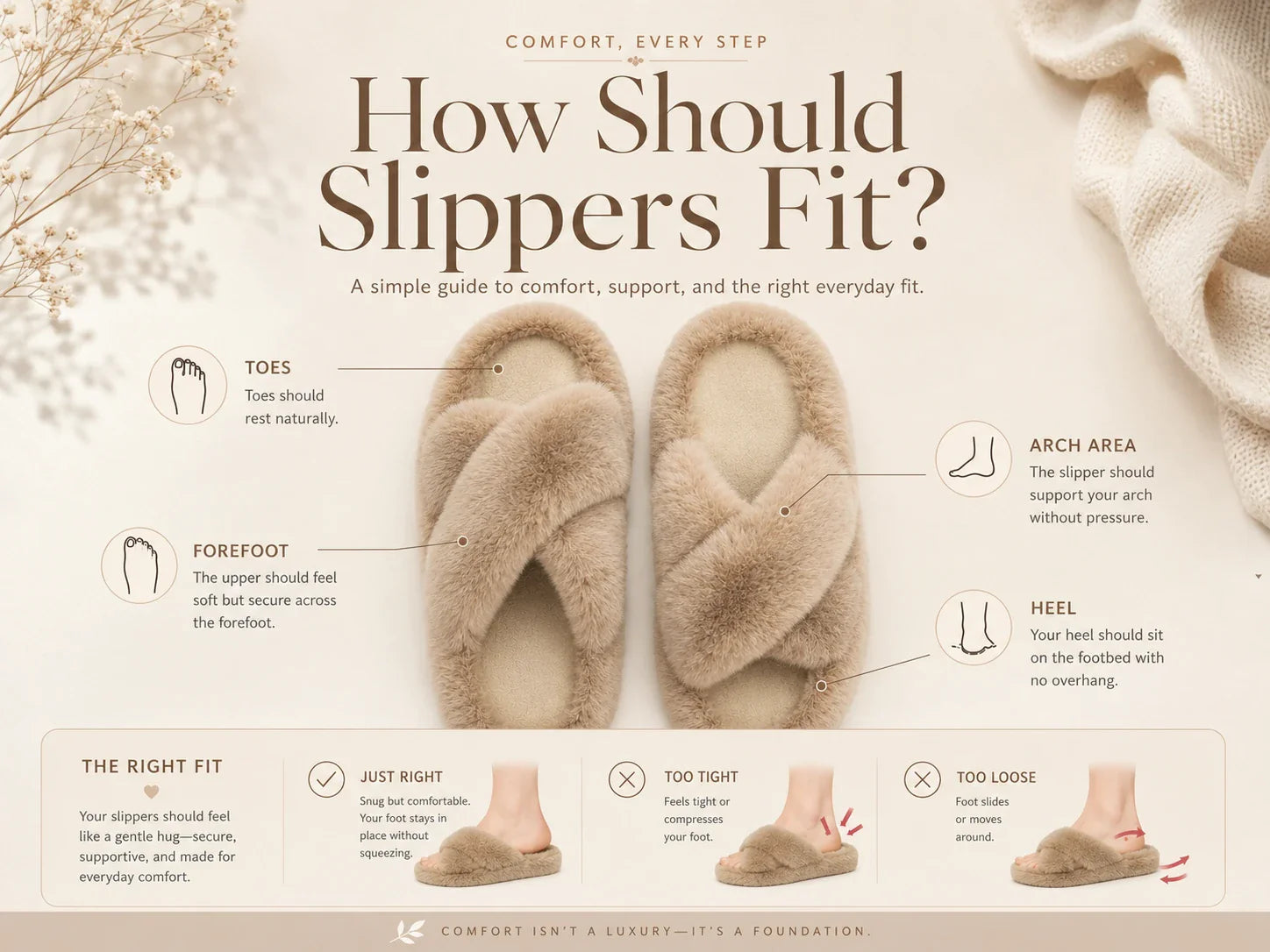 How Should Slippers Fit?