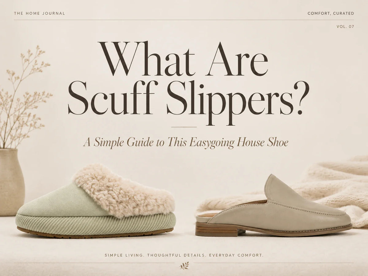 What Are Scuff Slippers? A Simple Guide to This Easygoing House Shoe