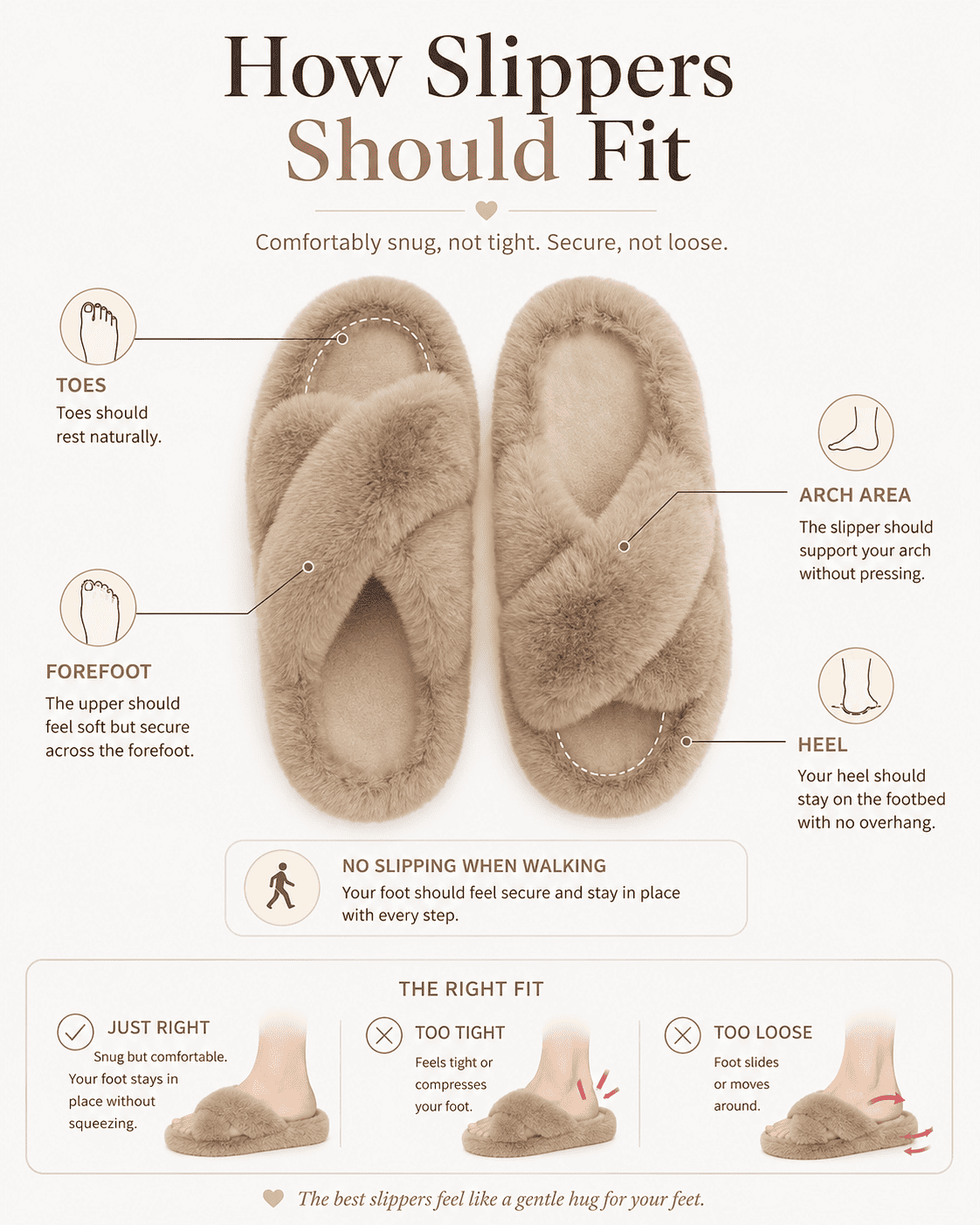How Should Slippers Fit?