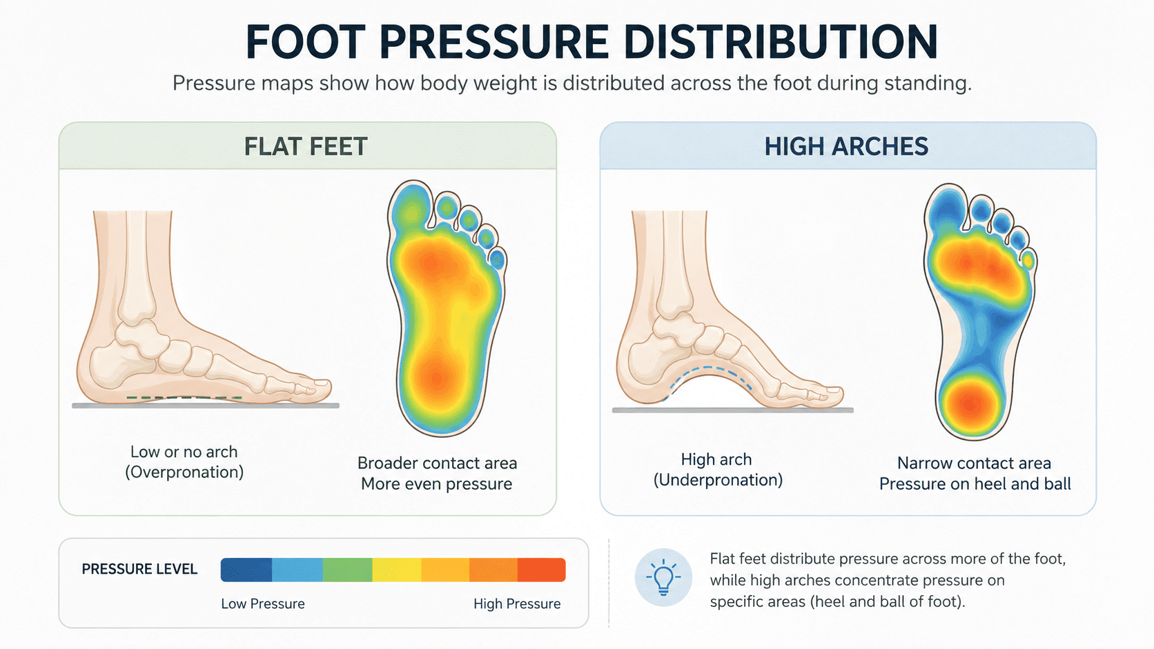 Flat Feet vs. High Arches: What Is the Difference?
