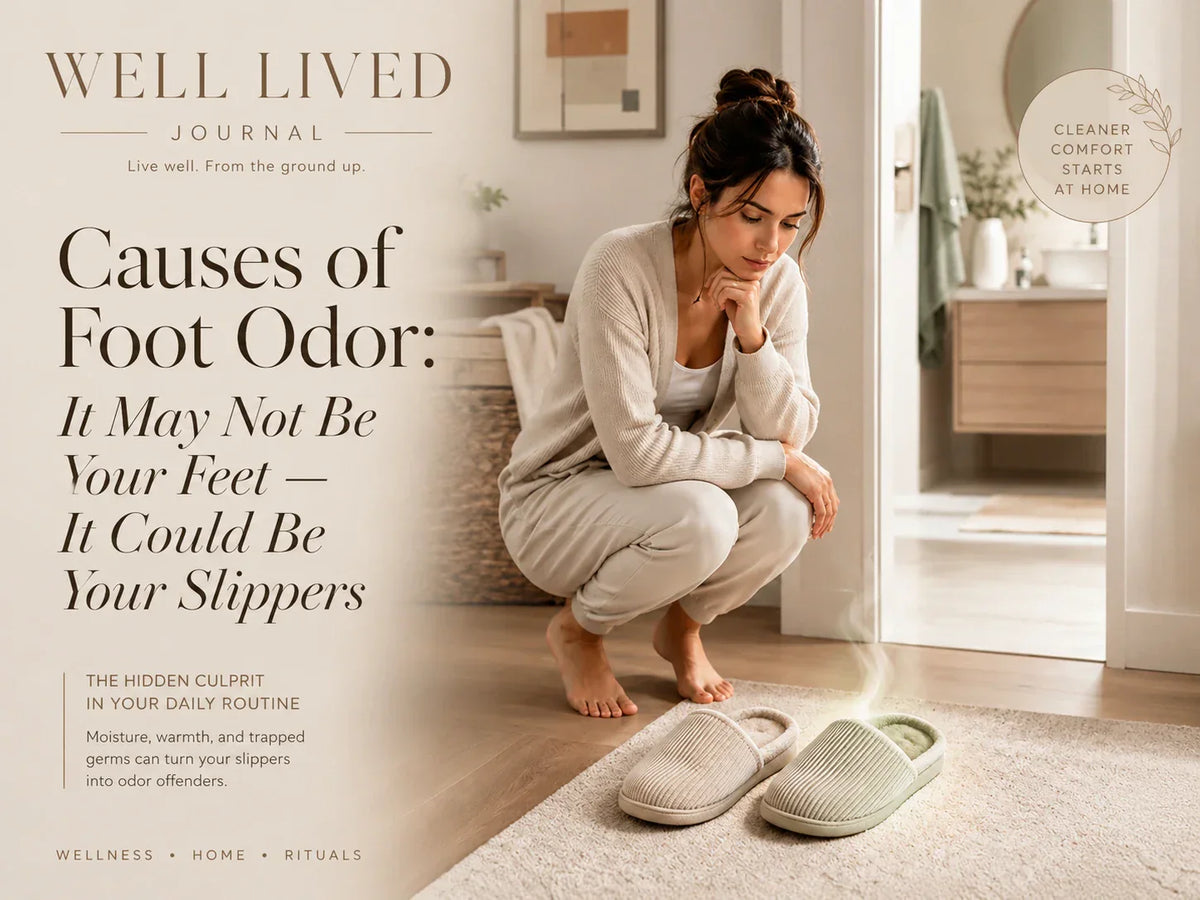 Causes of Foot Odor: It May Not Be Your Feet — It Could Be Your Slippers
