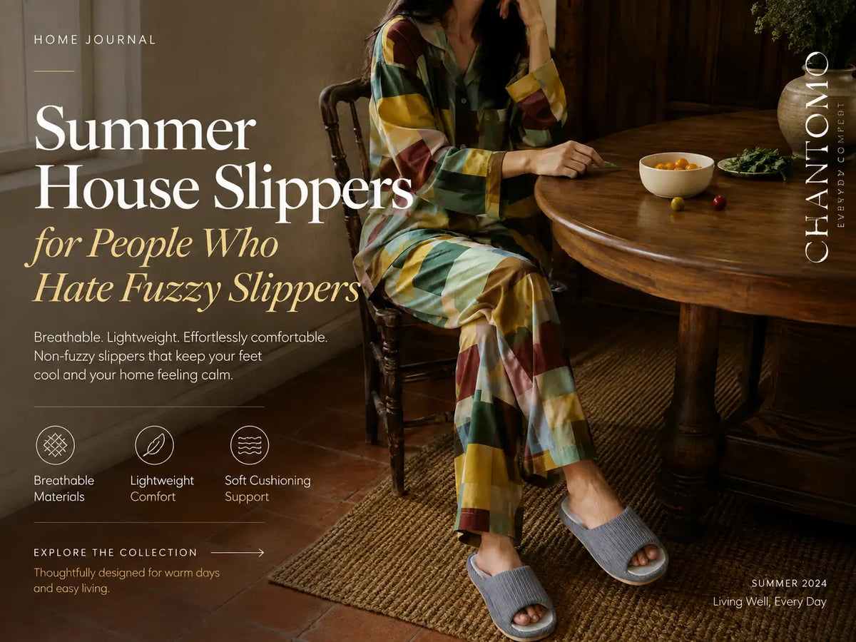 Summer House Slippers for People Who Hate Fuzzy Slippers