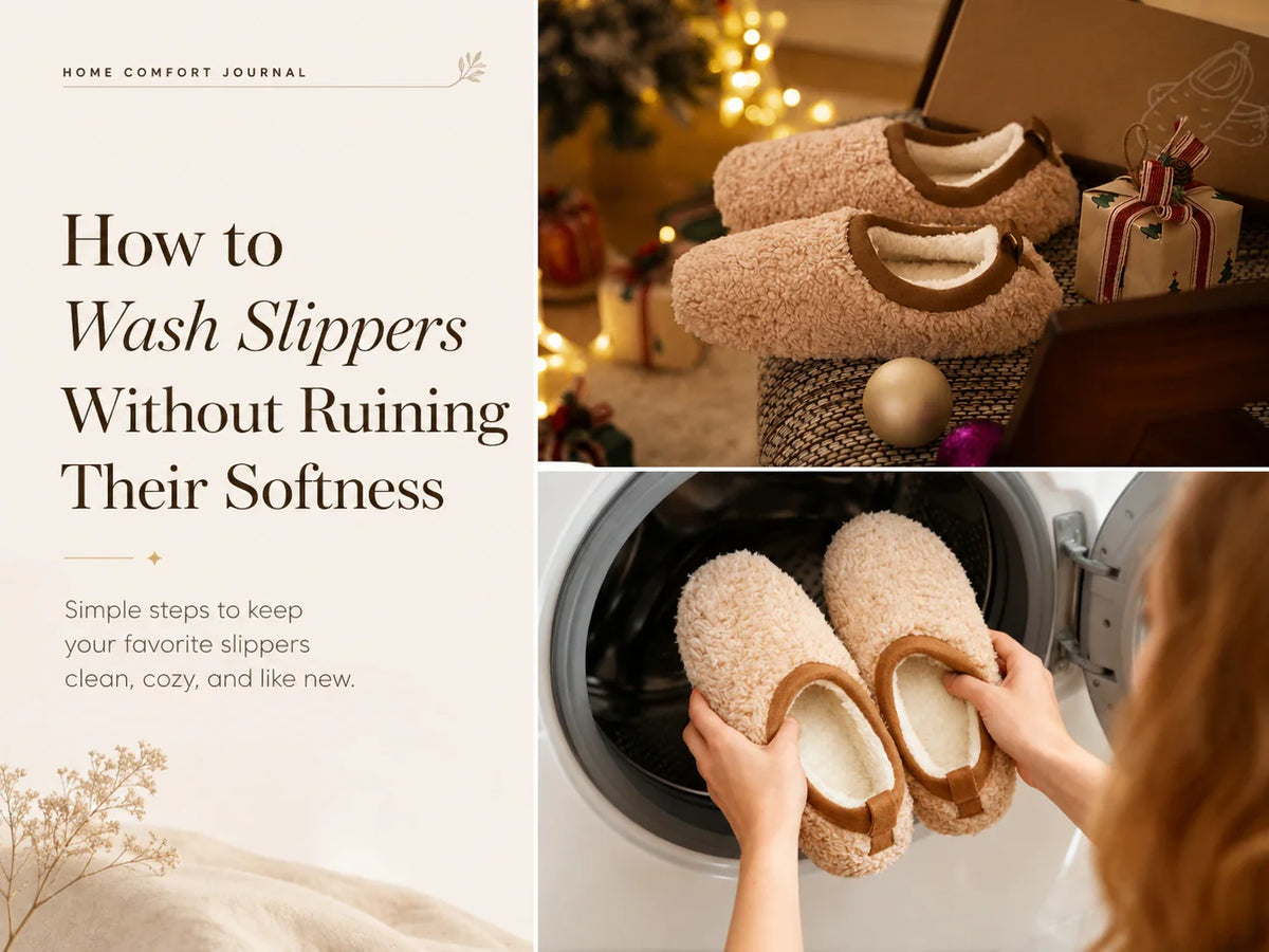 How to Wash Slippers Without Ruining Their Softness