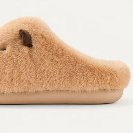 Cappy Plush Capybara House Slippers