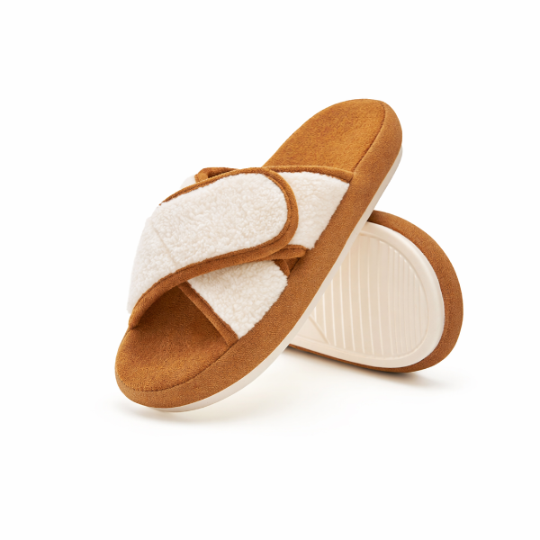 Domingo - Zapatillas estrechas ajustables de punta abierta