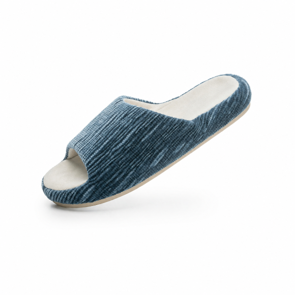 Scallop - Deep Sea Blue-pantoffels met zachte zool
