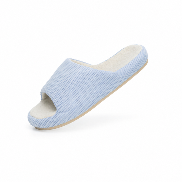 Scallop - Soft Blue-pantoffels met zachte zool