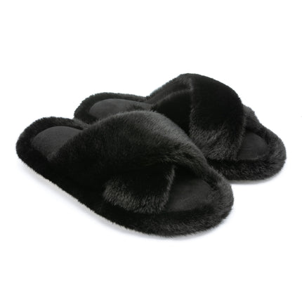 Zapatos de casa antideslizantes peludos