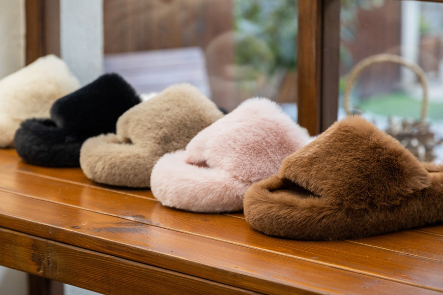 Plush & Fuzzy Slippers Wholesale