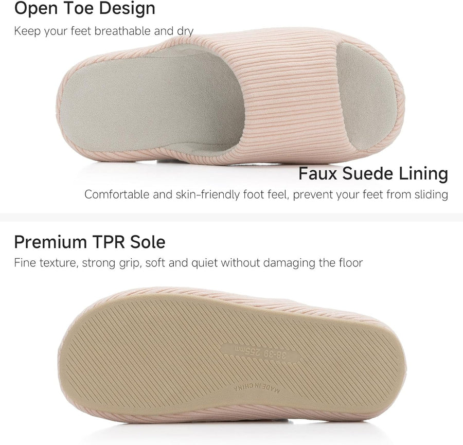 Scallop - Sakura Pink Soft Sole Slippers