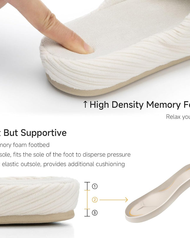 Silk White Scallop Rib Corduroy