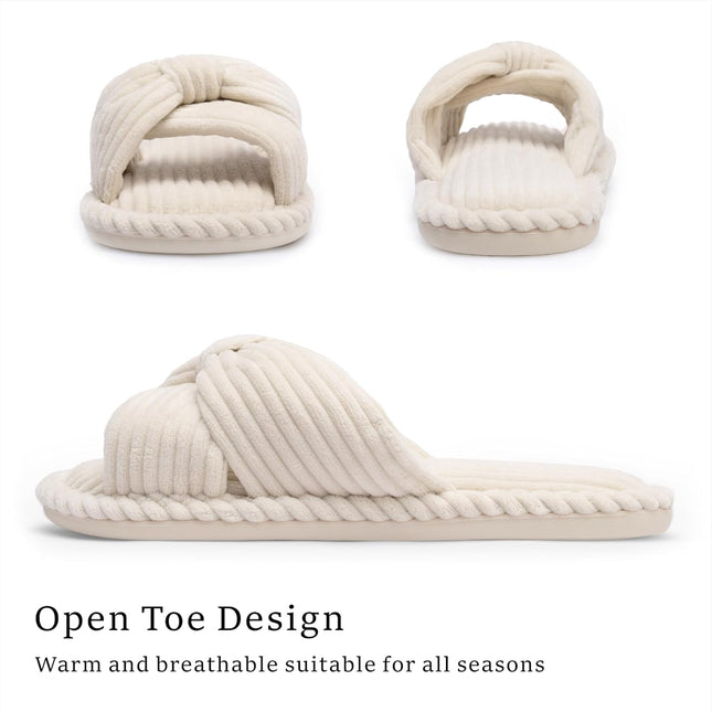 BOWDY Seashell White Tøfler med Tynd Sål