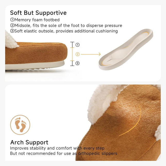 Meadow Fuzz Adjustable Open-Toe Fuzzy Slippers