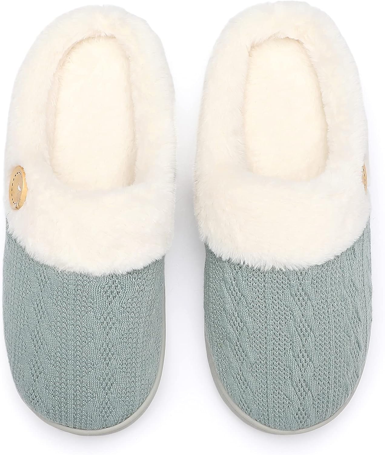 Pantuflas BUTTON con desgaste