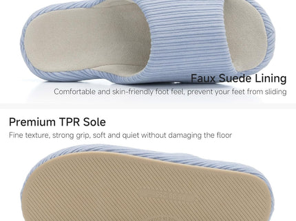 Scallop - Zacht Blauw Zachte Zool Pantoffels