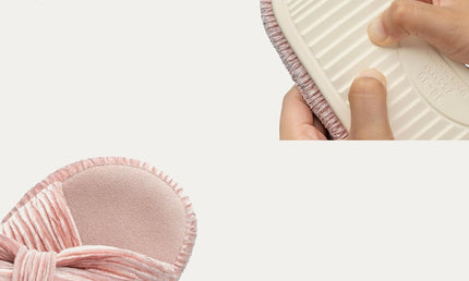 HODY - Mandebloms-tofflor med memory foam