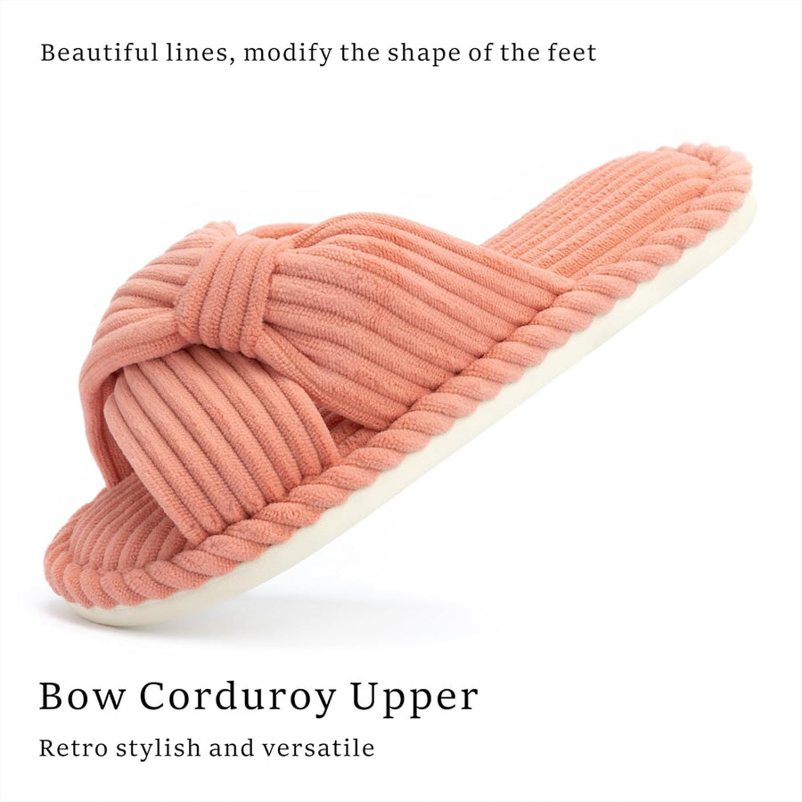 BOWDY Pantuflas de suela fina color terracota