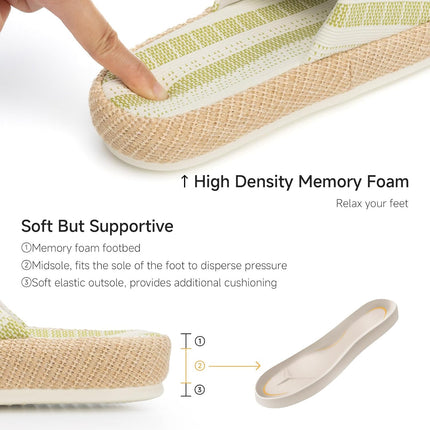 MossWeave Casual Slide Slippers
