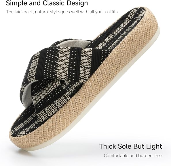 Orca Coastal Woven Cross-Strap Slippers