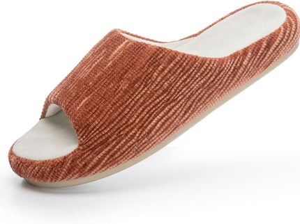 Scallop - Pantofole con Suola Morbida Terracotta