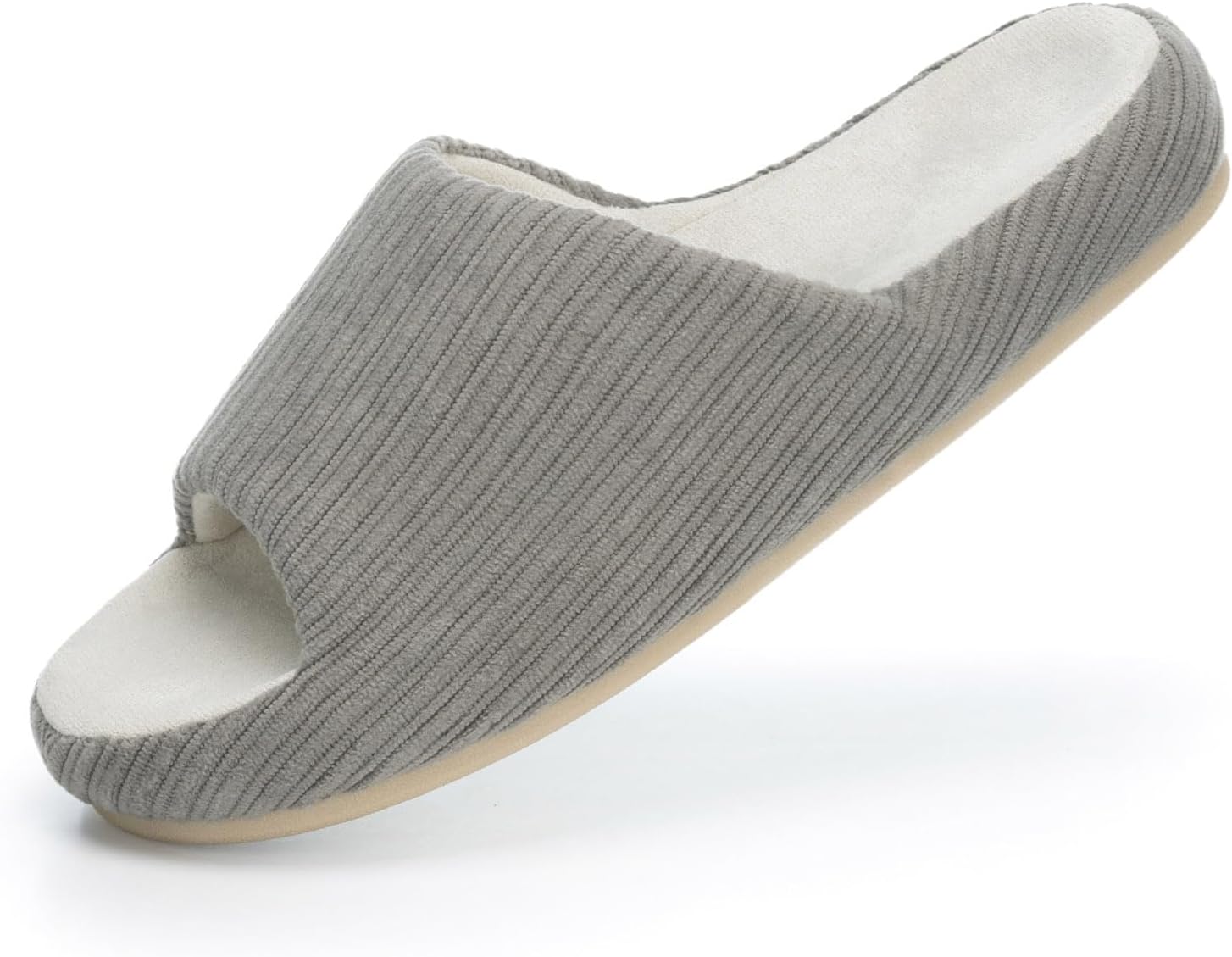 Scallop - Cloud Grey-pantoffels met zachte zool