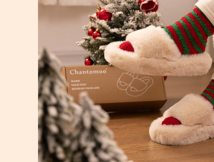 <h2>A compact shoe box as cute as slippers</h2><h5>Compared with slippers in plastic bags, it is more suitable for gifting to your friends and family.</h5><h5>This pair of slippers is printed on the box. It makes a perfect gift without additional packaging.</h5>