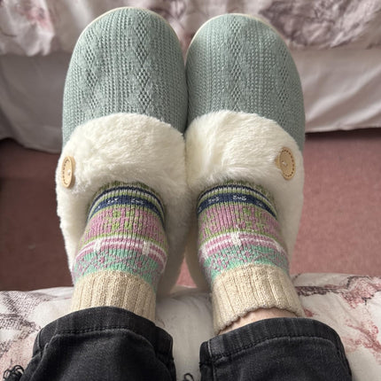 LuxeLodge Scuff Slippers