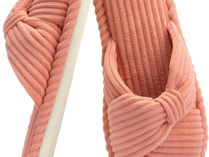 BOWDY Terracotta dunne zolen pantoffels