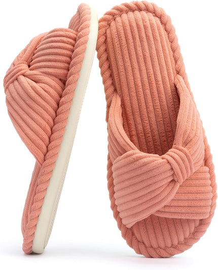 BOWDY Terracotta dunne zolen pantoffels