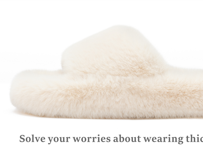 <h2>Thick-soled slippers can also be so light</h2><h5>Platform height 1.38 inches. The EVA midsole is included to control the weight and provide support, making the slippers soft and not collapsed, and the single shoe weighs less than 0.4 pounds.</h5>