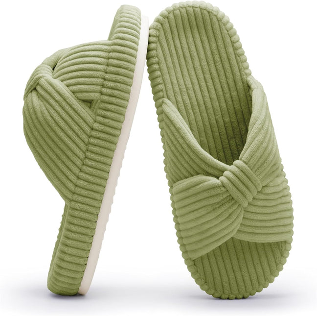 HODY - Avocado Memory-Schaum Hausschuhe