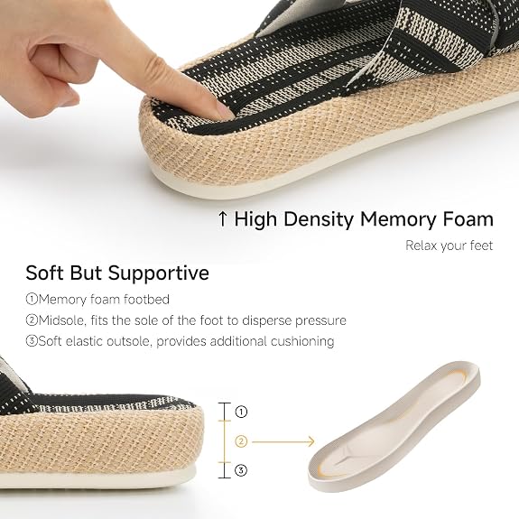 Orca Coastal Woven Cross-Strap Slippers