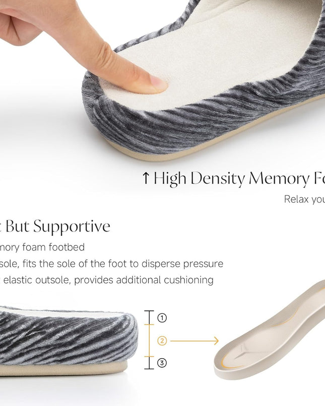 Marled Graphite Gray Scallop Rib Corduroy