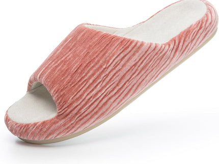 Scallop - Støvet rosa tøfler med myk såle