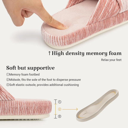 HODY - Almond Blossom Memory Foam Slippers