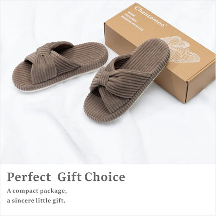 HODY - Coffee Memory Foam Slippers