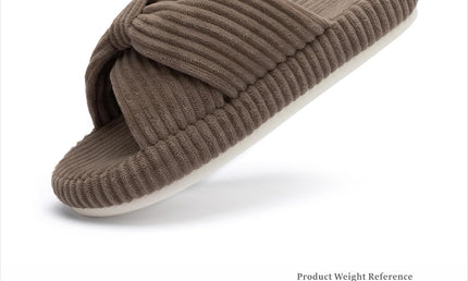 Pantuflas HODY de espuma viscoelástica con café