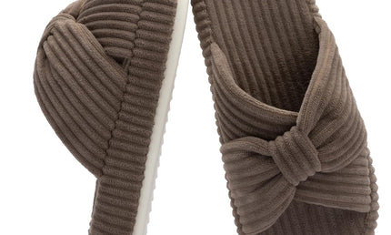 Pantuflas HODY de espuma viscoelástica con café