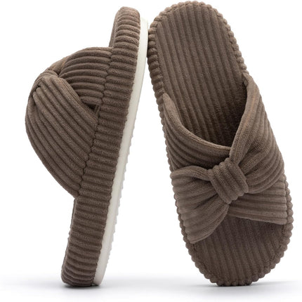 HODY - Coffee Memory Foam Slippers