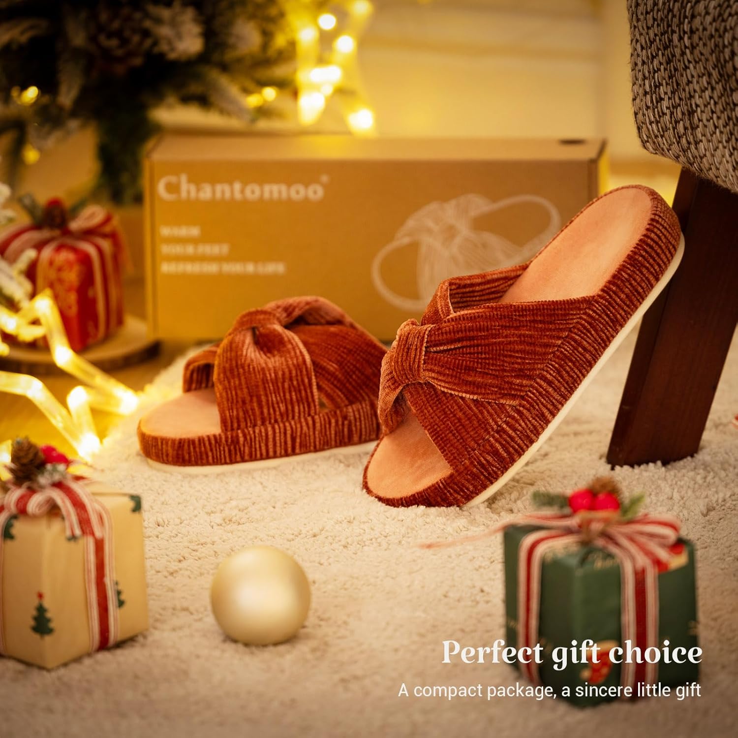 HODY - Samoa Velvet Knot Memory Foam Slippers