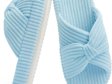 HODY - Babyblå Memory Foam Tøfler