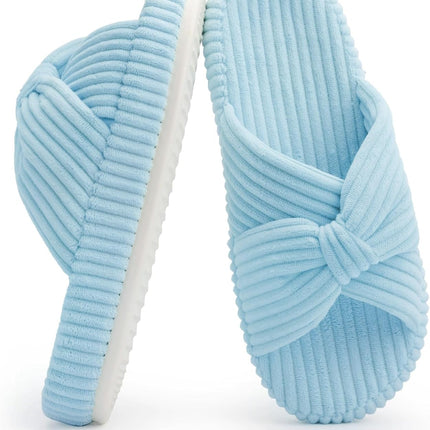 HODY - Baby Blue Memory Foam Slippers