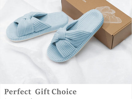 HODY - Babyblå Memory Foam Tøfler