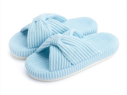 HODY - Babyblå Memory Foam Tøfler