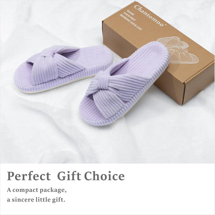 HODY - Lilac Memory Foam Slippers