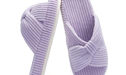 HODY - Lila tofflor med minneskum