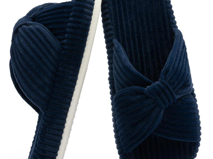 HODY - Oxfordblå Memory Foam-tofflor