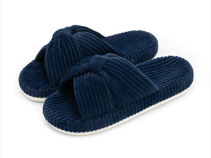 HODY - Oxfordblå Memory Foam-tofflor